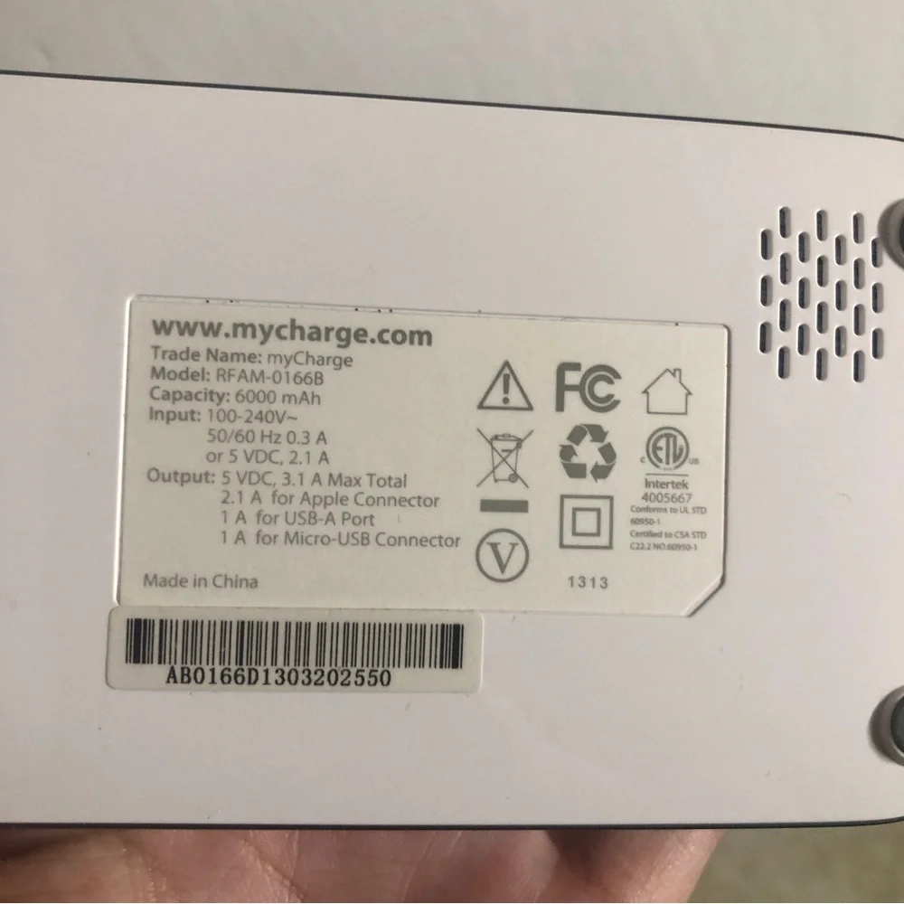 MyCharge Travel Charger